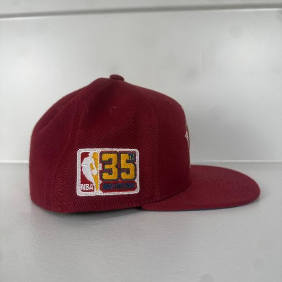 Mitchell&Ness x Lids Utah Jazz NBA 35th Anniversary Season HWC Fitted Hat Size 7 - Picture 3 of 6